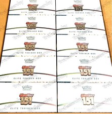 POKEMON 151 CARDS🔥SV3.5 MEW 🩷 1X NORMAL SEALED ELITE TRAINER BOX 📦CASE FRESH‼