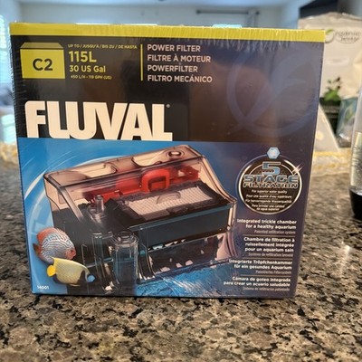 Fluval C2 Power Filter, Fish Tank Filter for Aquariums up to 30 Gal., 14001
