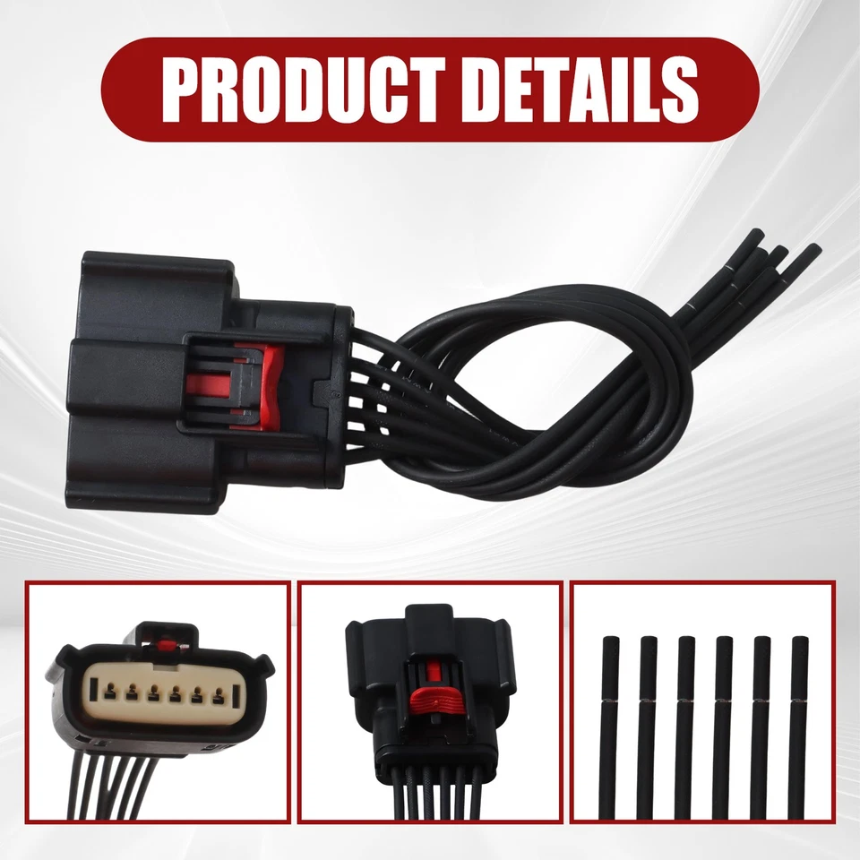 New LED Foglight 6-Wire Connector Pigtail for Ford Mustang GT500 GT 2018 2019 Foto 3 de 4