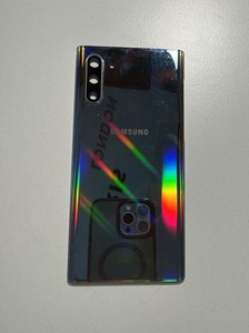 Samsung Galaxy Note 10 Akku Deckel Back Cover Premium Silber