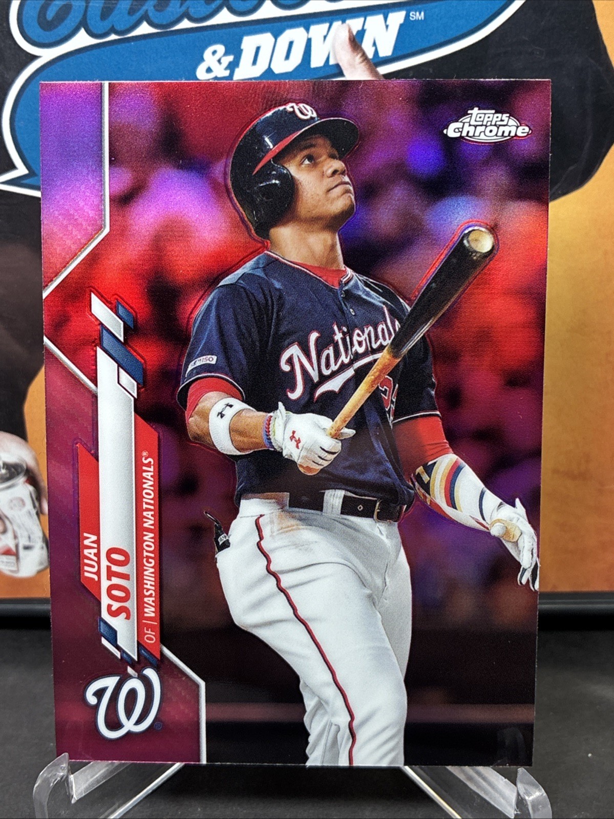2020 Topps Chrome - Juan Soto #12 Pink Refractor