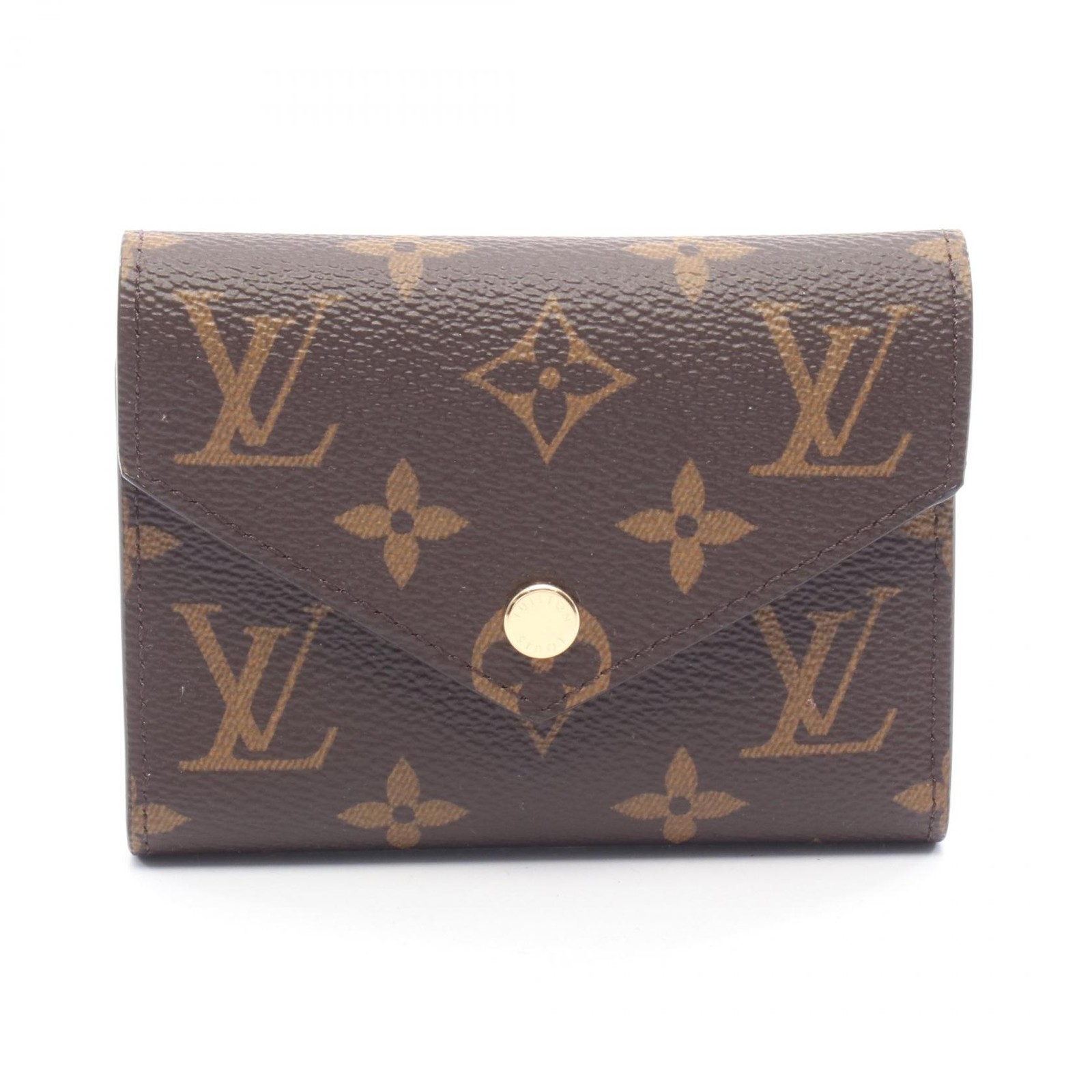 LOUIS VUITTON Portefeuille Victorine Tri-fold wallet M62472 Monogram canvas Used