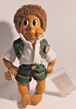1997 HAND SIGNED NUMBERED  Naber Kids Rudy ” 18” Wooden Doll VTG