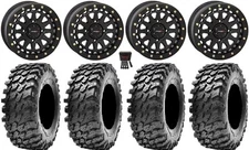 System 3 SB-6 15" Wheels Bk (6+1) 32" Rampage Tires Textron Wildcat XX