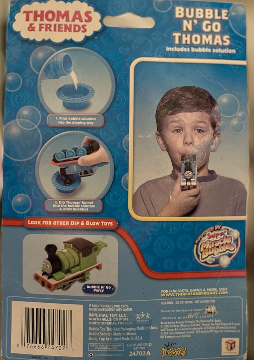 СВИСТКИ поезда THOMAS TRAIN FRIENDS 'bubble-n-go' ПУЗЫРИ DIP и BLOW train