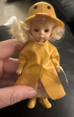 Madam Alexander Its Raining Vintage Sleepy Eyes Plastic Doll 5.25 