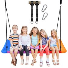 Trekassy 60" Skycurve Platform Tree Swing for Kids and Adults Backyard Outdoor