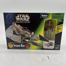 1997 Hasbro Star Wars Power Of The Force Expanded Universe Speeder Bike NIB