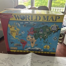 Melissa And Doug World Map For puzzle