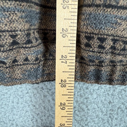 Cinch Men’s Conceal Carry Western Vest Size Large Brown Gray Aztec Pattern Wool - Picture 15 of 18