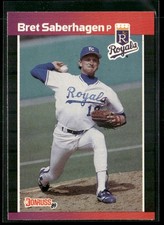 1989 Donruss Bret Saberhagen Kansas City Royals #144
