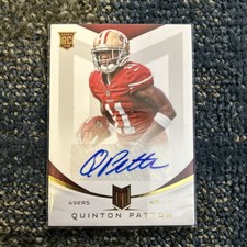 2013 Panini Momentum - Quinton Patton #175 Rookie Signatures /49 Auto Autograph