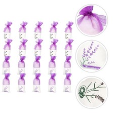  20 Pcs Portable Empty Sachets Decorative Lavender Pouch Mesh Bags