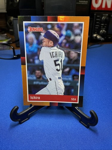 2022 Donruss #240b Ichiro Retro Holo Orange - Picture 4 of 10
