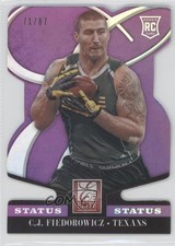 2014 Panini Elite Rookie Status Die-Cut 71/87 CJ Fiedorowicz #115 0c6