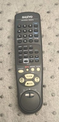 Sanyo Universal Remote Control B21307 Tested Working Excellent Condition 