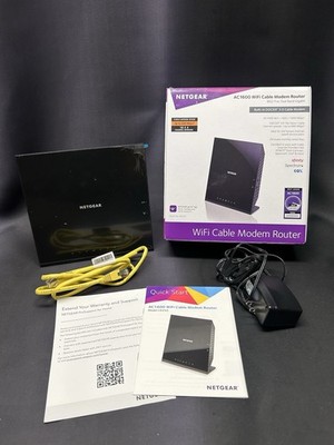 Netgear C6250 Modem Router AC1600 WiFi 16x4 DOCSIS 3.0 Open Box. Tested works.