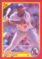 1990 Score #326 Chili Davis