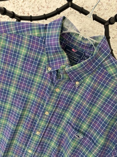 VINEYARD VINES Chemise Tucker pour homme, Bleu Jake, T- Petit