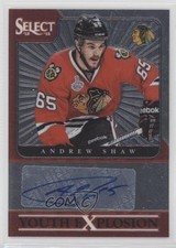 2013-14 Panini Select Youth Explosion Auto Andrew Shaw #YE-AS