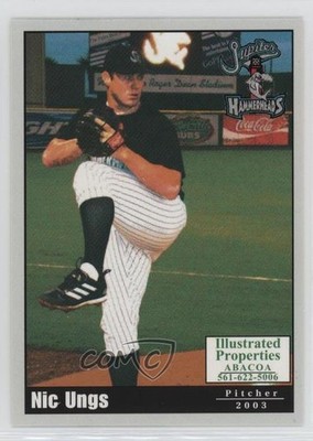 2003 Media Masters Jupiter Hammerheads Nic Ungs #29 0q3
