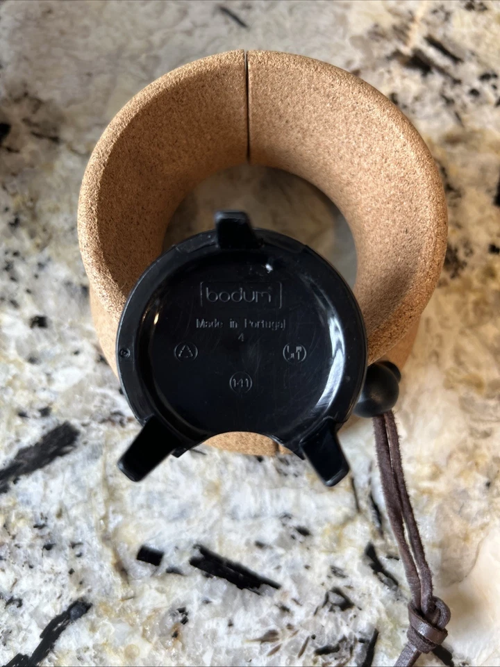 Juego de tapa de cuello de corcho de repuesto para jarra de vidrio Bodem y cesta de filtro Foto 2 de 4