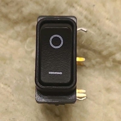 4 pack DF Series Illuminated On/Off SPST Rocker Switch 16A 125-250VAC Black  4pc