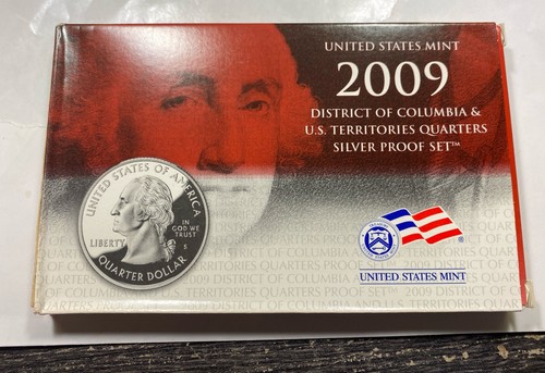 2009 Stati Uniti Mint Silver Quarters Proof Set in OGP/COA articolo 9944