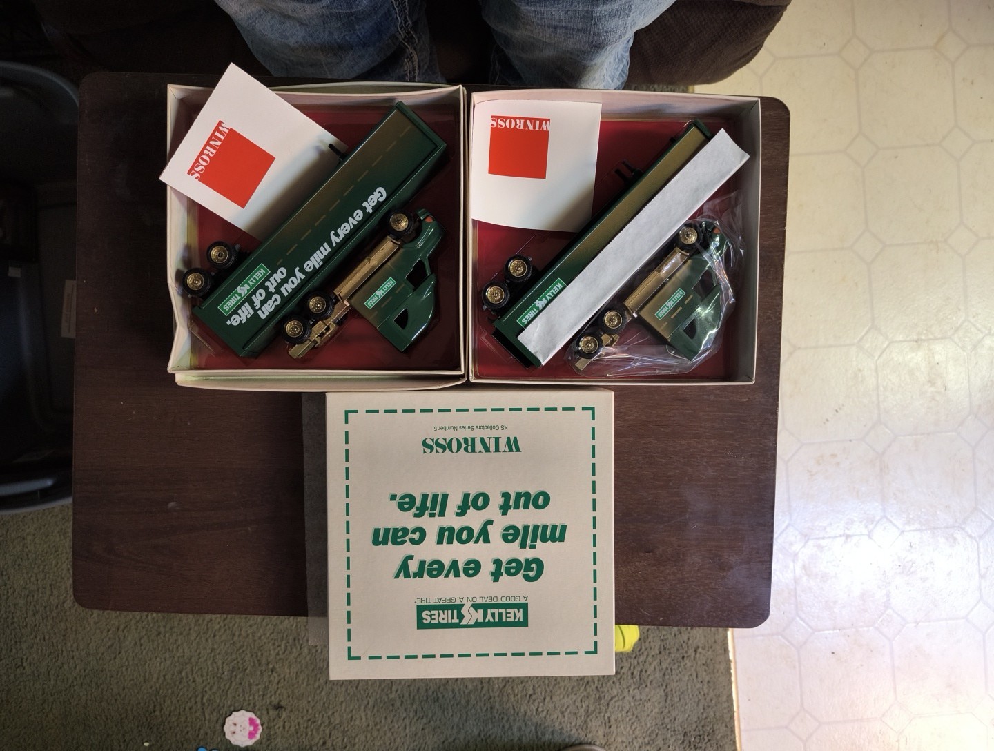 Kelly Tires Die-Cast Semi Truck Toy Collection-image