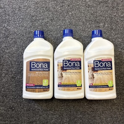 2.5 Bona Hardwood Floor Polishes High Gloss 24 fl oz Transforms and Renew Shine