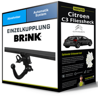Abnehmbare AnhäNgerkupplung FüR Citroen C3 Fliessheck 16- III Typ SX Brink NEU