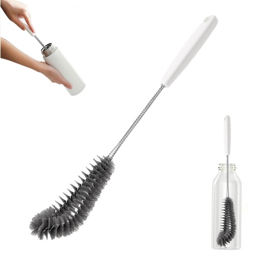 16 inches Long Handle Black Bottle Cleaning Brushes - Perfect for Baby Bottle...