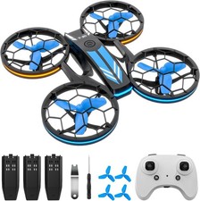 Drones - RC Drone with Auto Hovering and Headless Mode, Quadcopter with LED L...