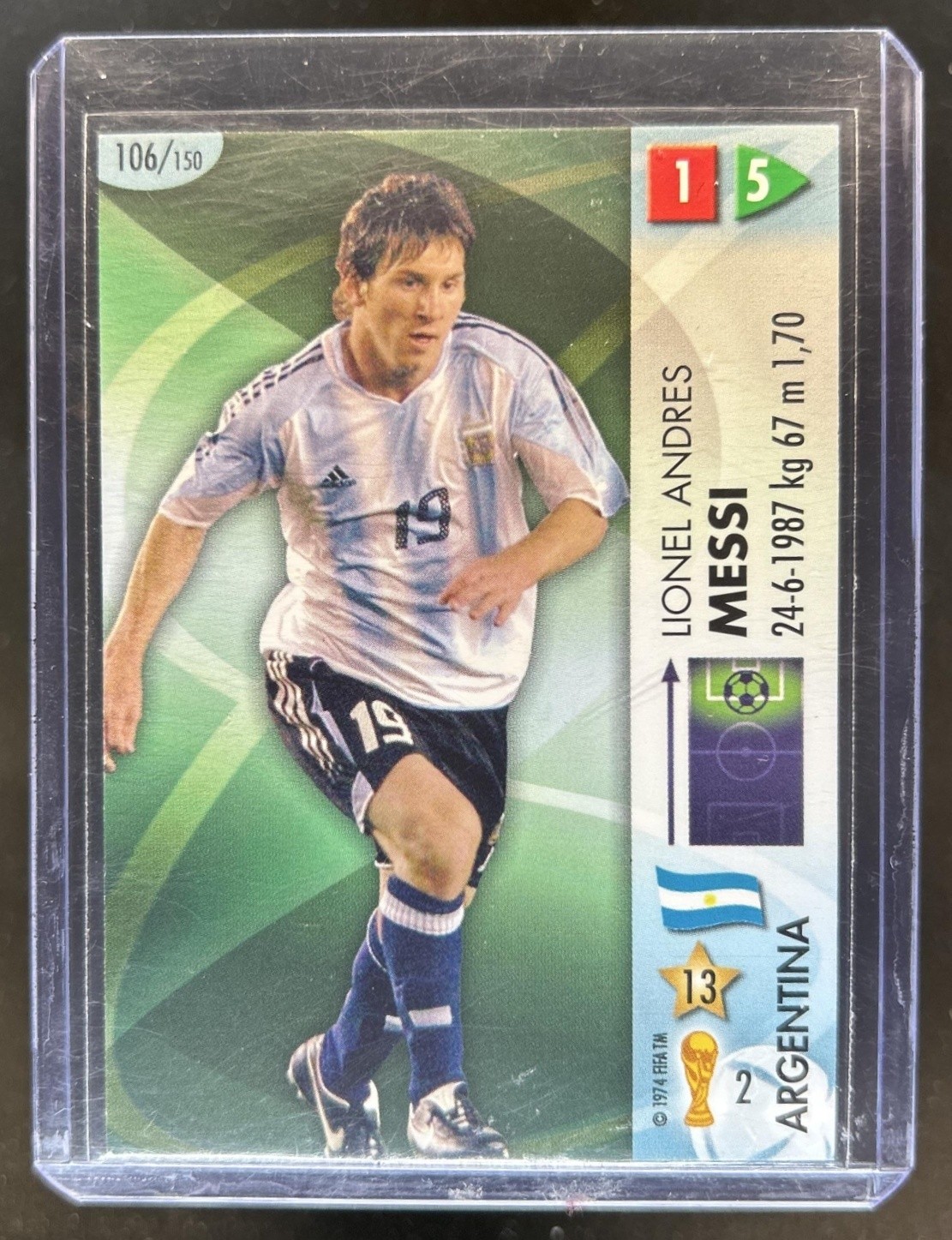 2006 Panini Goaaal! World Cup Germany Lionel Andres Messi #106 Argentina