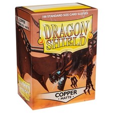 Dragon Shield Matte Copper 100 Protective Sleeves