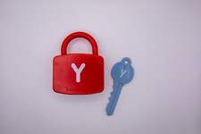 Lakeshore Alphabet Learning Locks, Replacement Letter Y Lock and Key