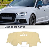 Dashboard-Abdeckmatte FüR Ford Fiesta 2011-2019 Sonnenschutzmatte Beige