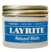 Layrite Natural Matte Cream, Basic, White, Mild 4.25 Ounce Pack of 1 , White