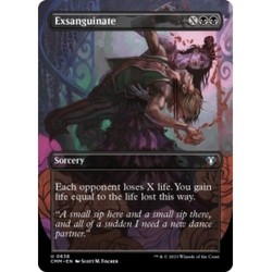 Exsanguinate (Borderless) #638 Commander Masters