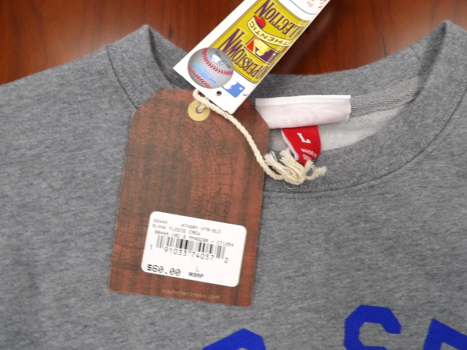 SUDADERA MITCHELL & NESS MLB 1929 SERIE MUNDIAL CAMPEONES PHILADELPHIA A'S TALLA L Foto 2 de 4