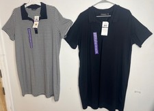 Rafaella Women's Lot of 2 Plus Size Short Sleeve Mini Dresses Size 2XL