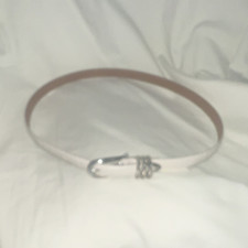 Brighton Dress Belt Size 32 Brown 1in Solid Buckle Regular Men's