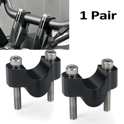 28mm 1-1/8'' Handlebar Riser Adapter 3/4''Bar Clamp For SUZUKI DL 1000 /XT V-Strom