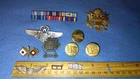 VINTAGE - LOT OF 11 MILITARY - SOME WWII WW2 PINS - STERLING WINGS