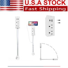 Expander Power Socket Rotating Extender Sofas Nightstands Desk Electrical Outlet