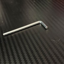 L-Shaped Hex Key Short Arm Steel Silver Non-Ratcheting Tool - 1 Piece