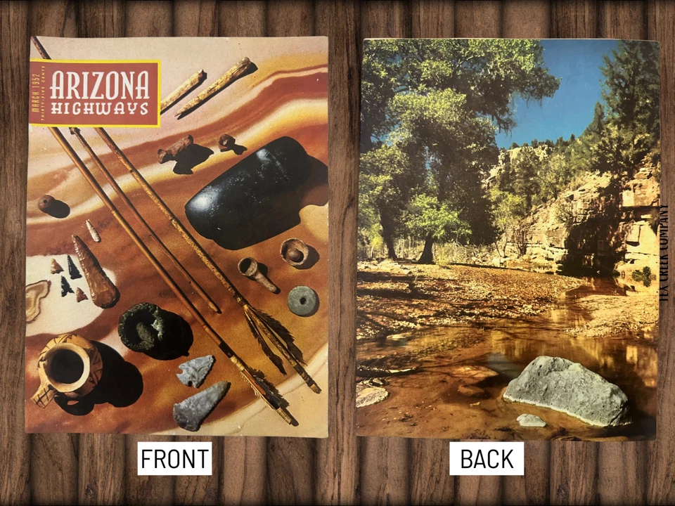 Arizona Highways Magazine Lot 1952–1981 (7) Vintage Southwest History Scenic Foto 2 de 4