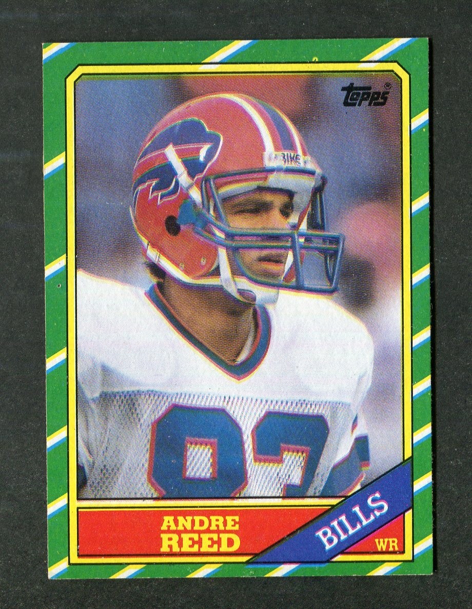 Andre Reed Buffalo Bills NFL Rookie Wide Receiver HOF Card 1986 Topps #388 RC