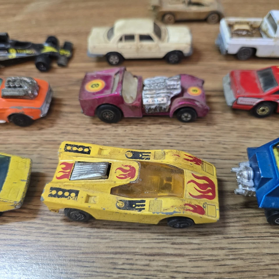 Винтажные литые модели автомобилей Hot Wheels лот из 13 1970-х - Изображение 4 из 4