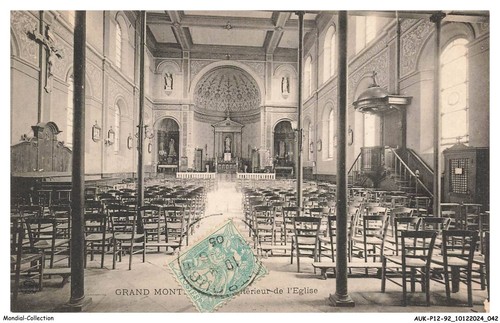 Montrouge - 25-1955 : EGLISE DU GRAND-MONTROUGE